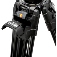 Manfrotto 645 Alu Fast Doppelrohr-Stativ mit 509 Pro Videokopf