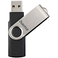 Hama USB-Stick Rotate USB 2.0 16GB Schwarz/Silber