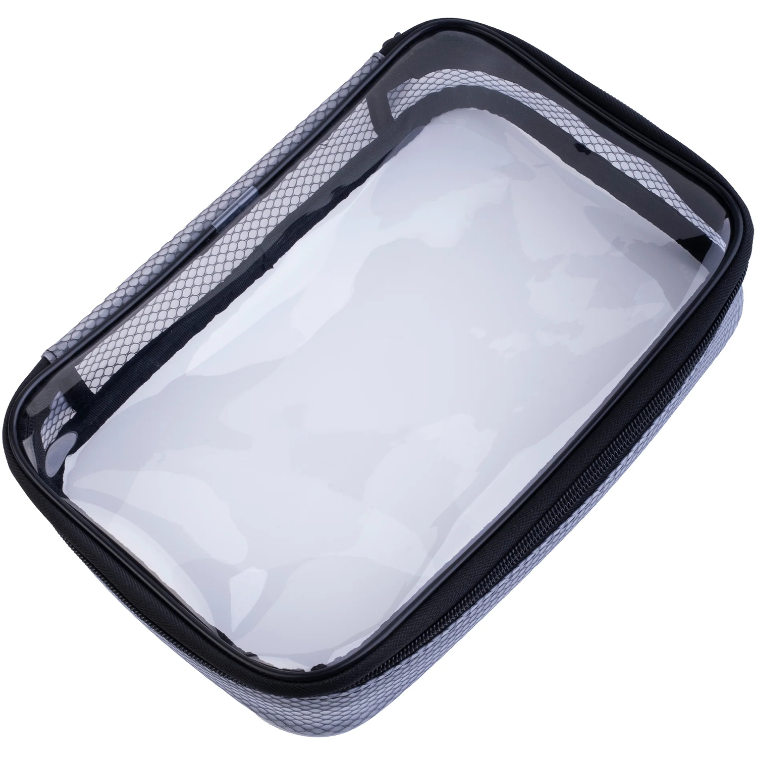 Filmsticks Set mit kleiner, mittlerer und großer transparenter Tasche, schwarz