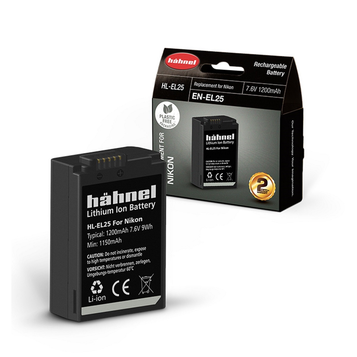 Hähnel Akku HL-EL25 für Nikon