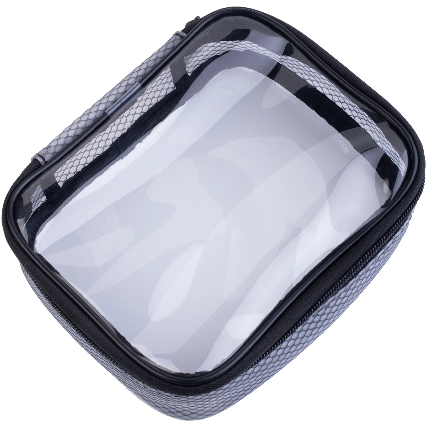 Filmsticks Set mit kleiner, mittlerer und großer transparenter Tasche, schwarz