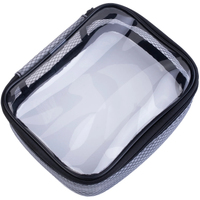Filmsticks Set mit kleiner, mittlerer und großer transparenter Tasche, schwarz