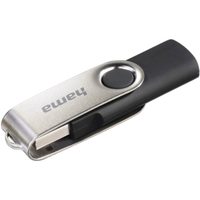 Hama USB-Stick Rotate USB 2.0 16GB Schwarz/Silber