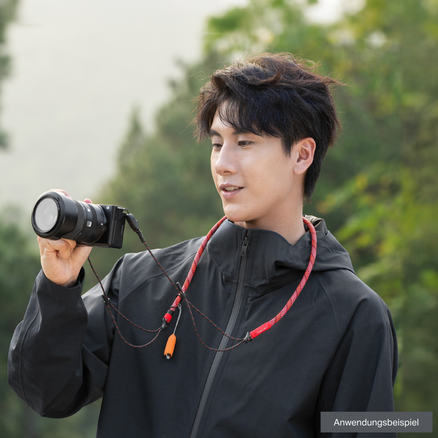 PGYTECH Kameragurt Slim Outdoor Blaze Red