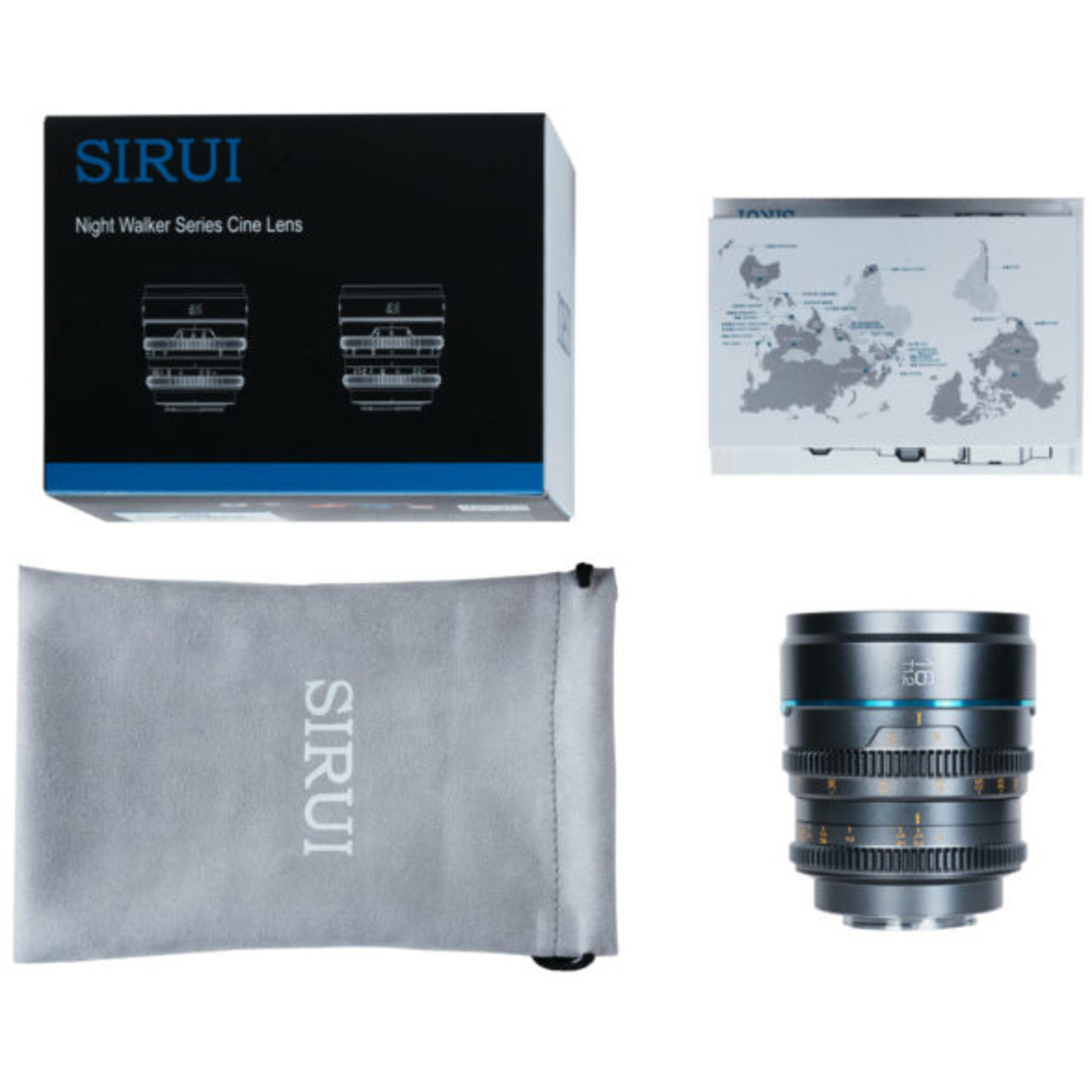 Sirui Night Walker 16mm T1.2 S35 für Sony E-Mount Gun Metal Gray