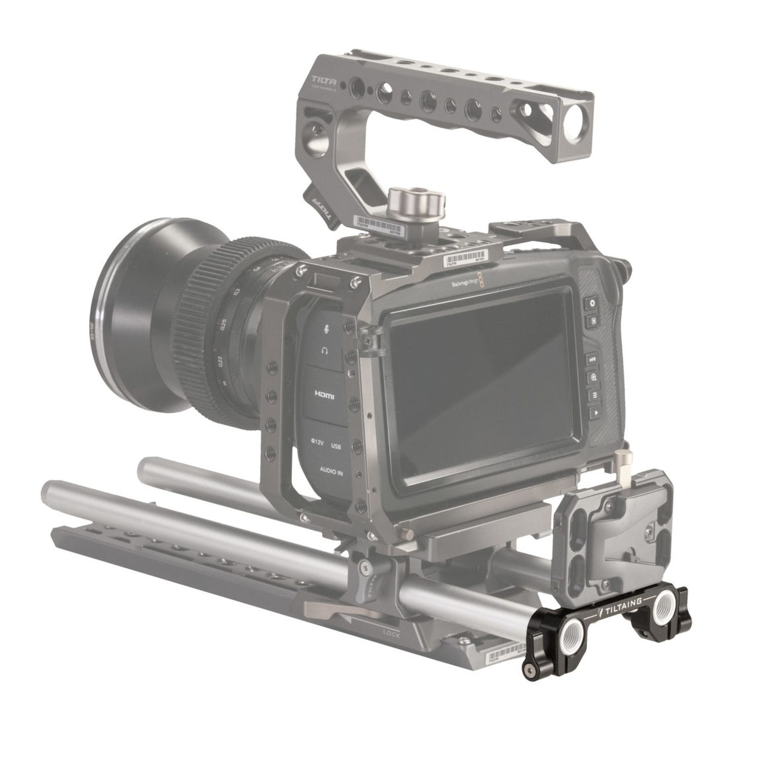 Tilta TA-MBP-RA Stabadapter für Mini/Pocket V-Mount Batterieplatte