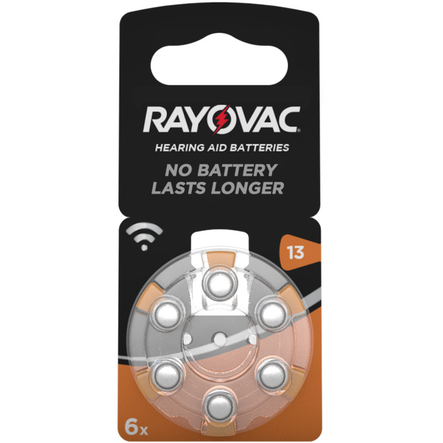 Rayovac Batterie Acoustic V13 ZN/O2 1,45V 6er Pack