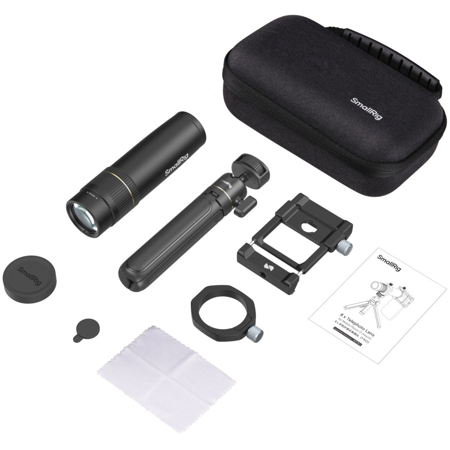 SmallRig Teleobjektiv 8x T-Mount 4737 für Smartphones