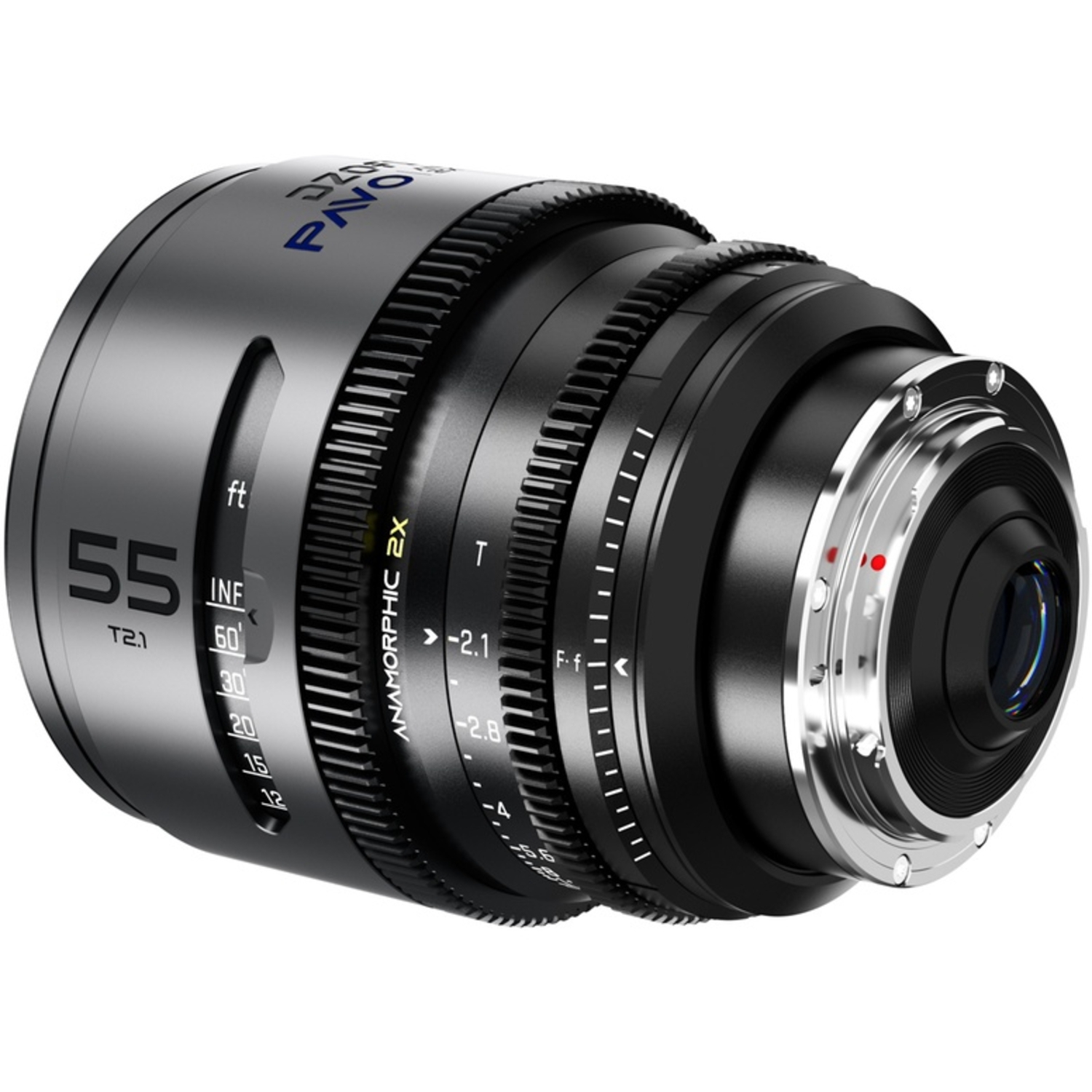 DZOFILM PAVO 2X ANAMORPHIC 55mm T2.1 Blue Coating Imperial für PL/EF-Mount