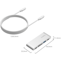 SmallRig 5-in-1-Speicherkartenleser 4746 für SD- und TF-Karten