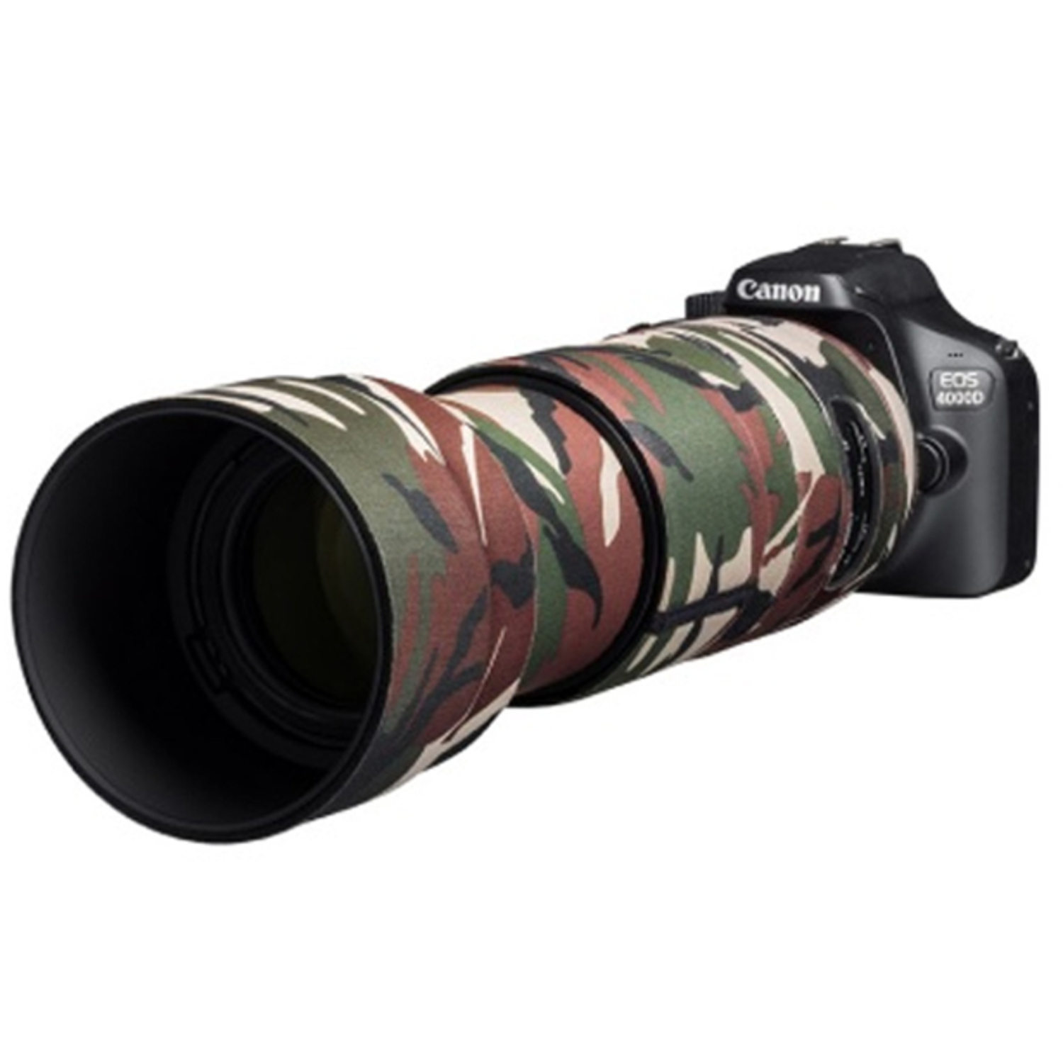 easyCover Lens Oak Objektivschutz für Tamron 100-400mm F4.5-6.3 Di VC USD (Model A035) Grün Camouflage