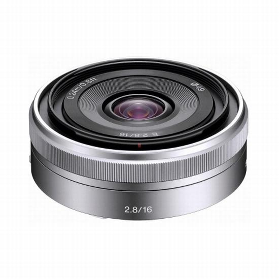 Sony E 16mm F2.8 silber