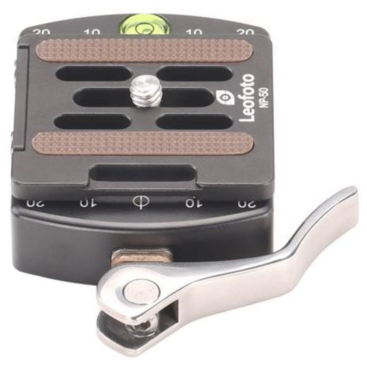 Leofoto LR-50 Hebel Schnellspanner + NP-50 Arca-Swiss Platte, 50mm