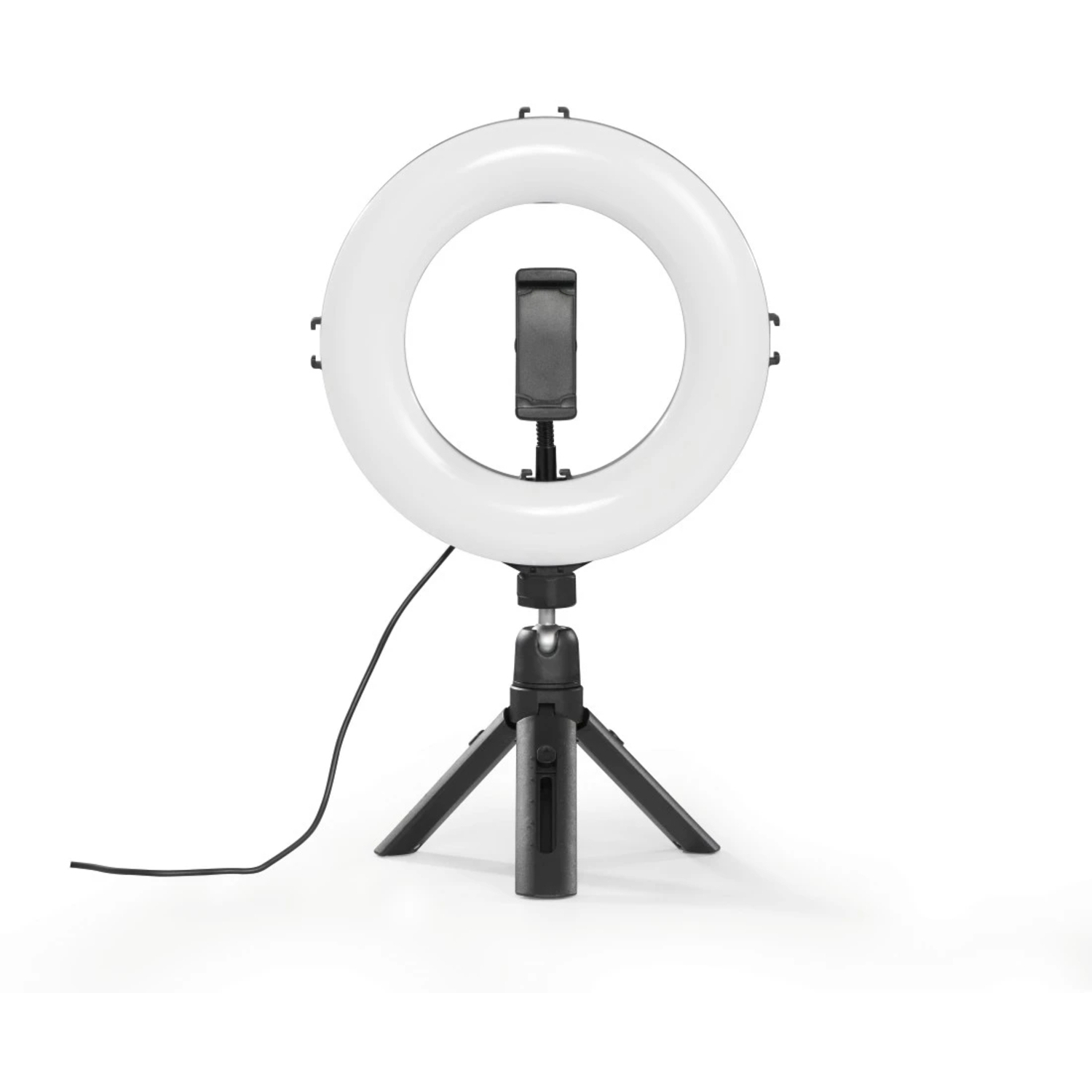 Hama LED-Ringleuchte SpotLight Steady 120 II mit Mini-Stativ und Halterung