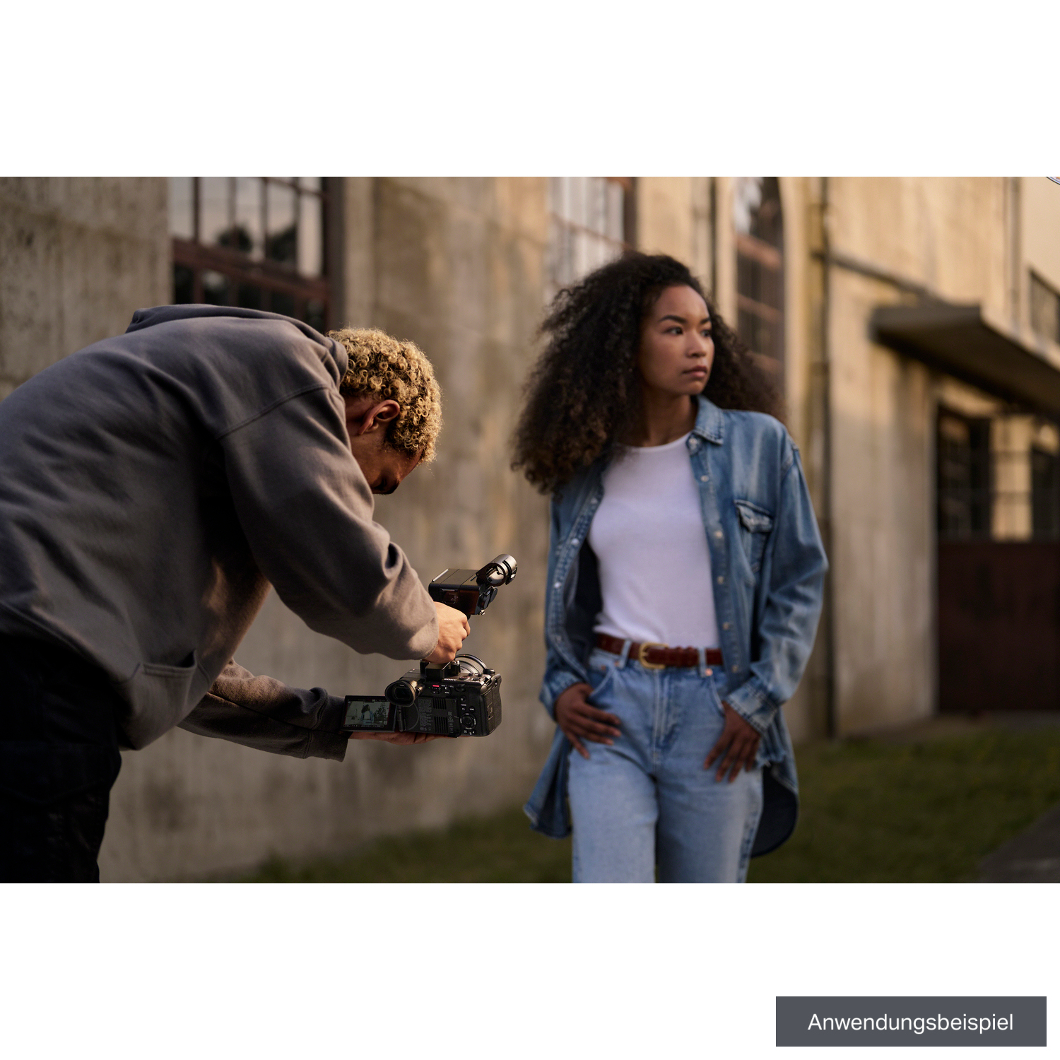 Sony FX2 mit XLR-Handgriff