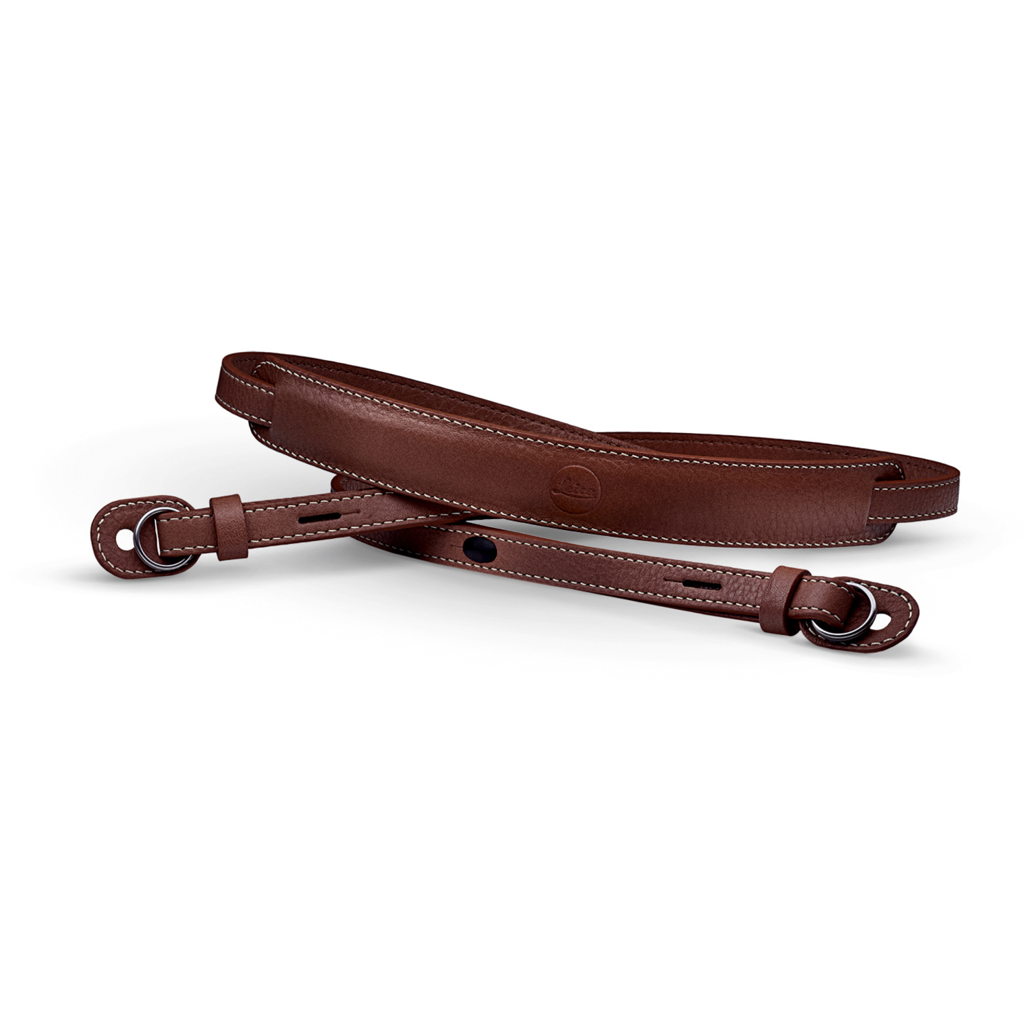 Leica Kameragurt mit Schutzlasche Leder vintage braun