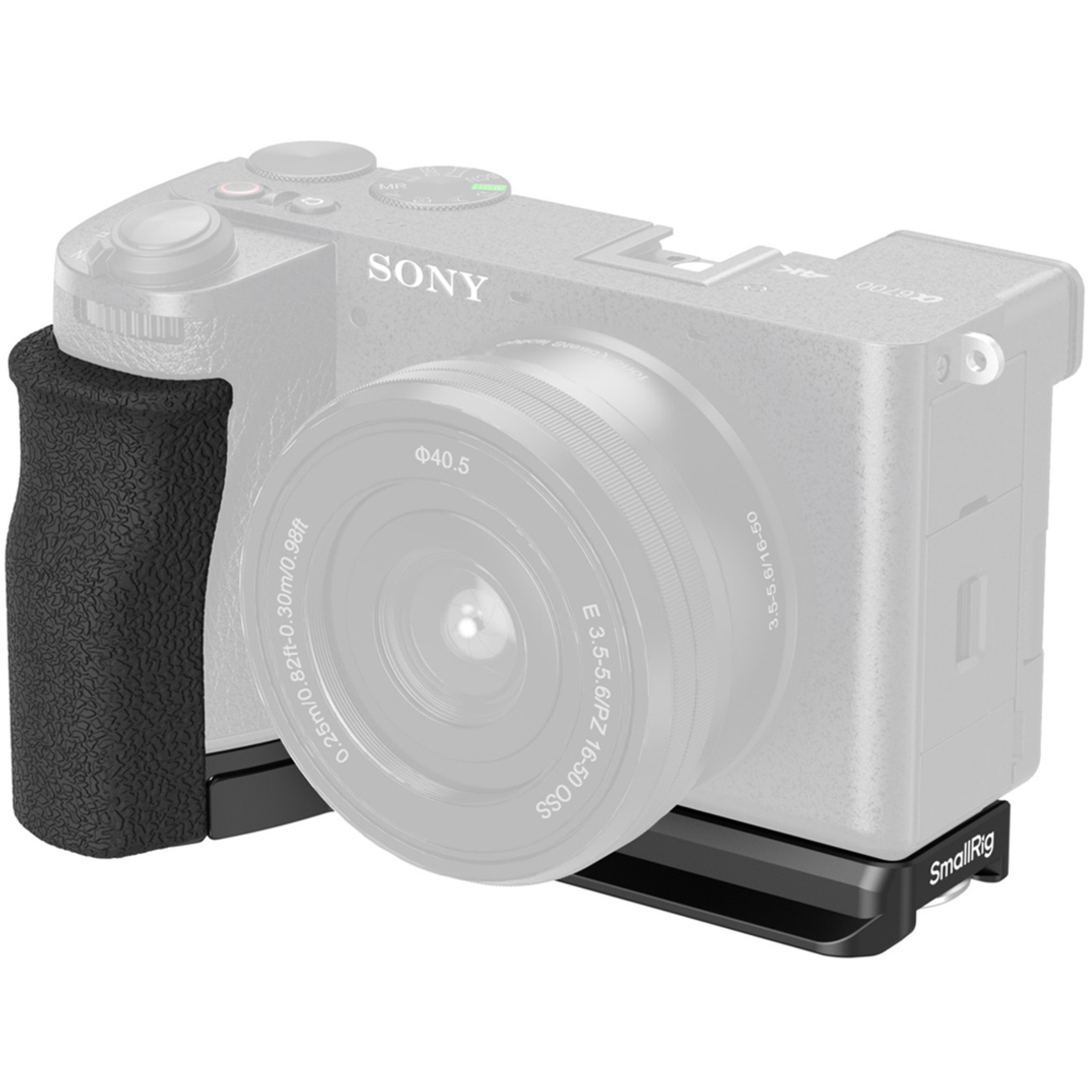 SmallRig L-förmige Montageplatte mit Silikongriff 5061 für Sony Alpha 6700