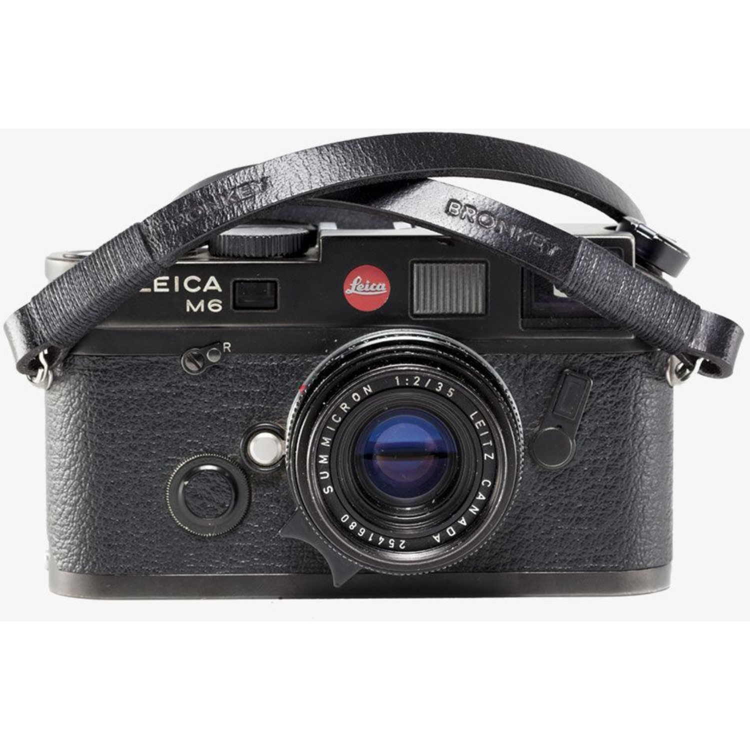 Bronkey Kameragurt Tokyo #104 Leder 95cm schwarz