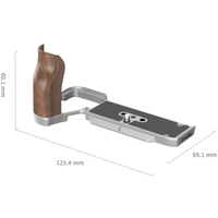 SmallRig L-förmige Mountplatte mit Holzgriff 4796 für Sony Alpha 7C II und Alpha 7C R