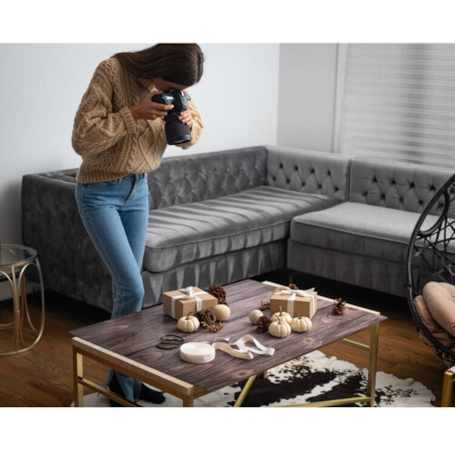 V-Flat World Duo Board Vintage Oak/Ink Hardwood XL