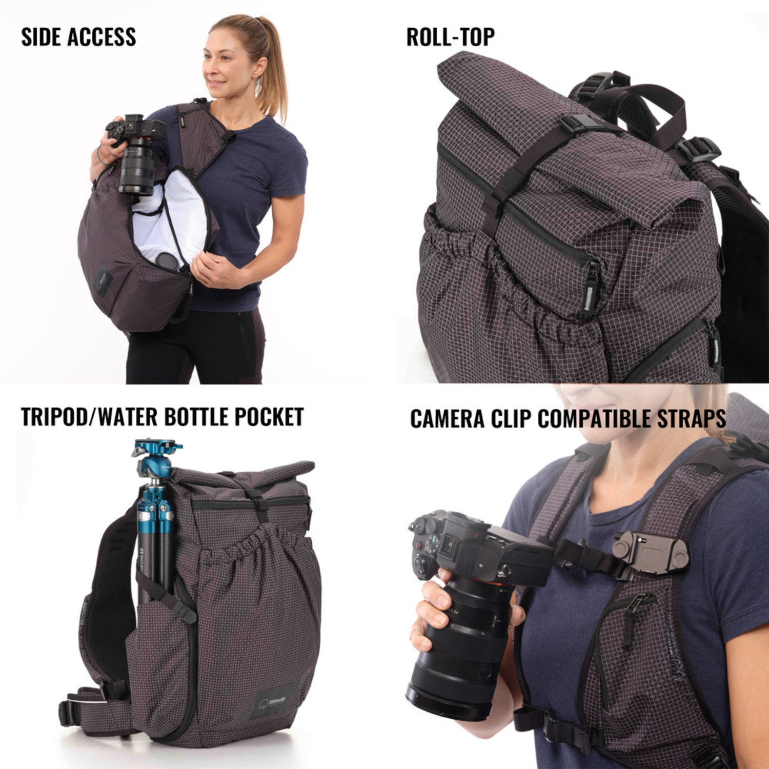 Shimoda Side Lite 22 Damen Starter Kit Schwarz/Weiß