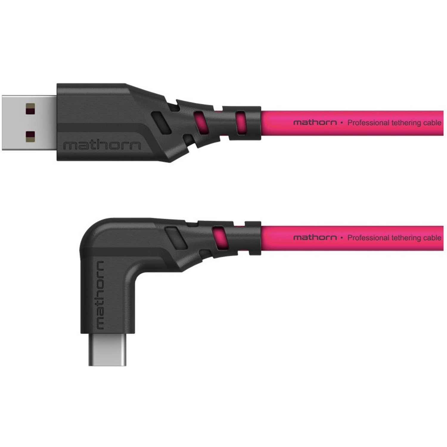 Mathorn Tetheringkabel MTC-201 2m 10Gbps 60W USB A-C90 Magenta