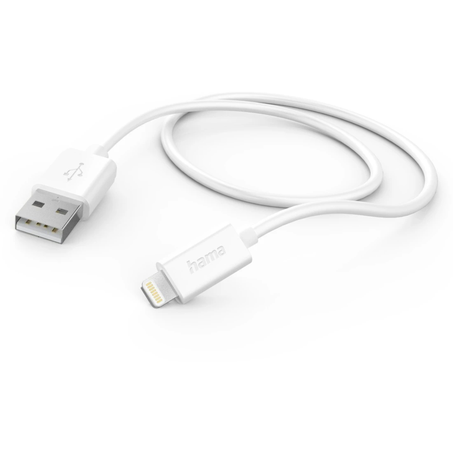Hama Ladekabel USB-A-Lightning 1m Weiß