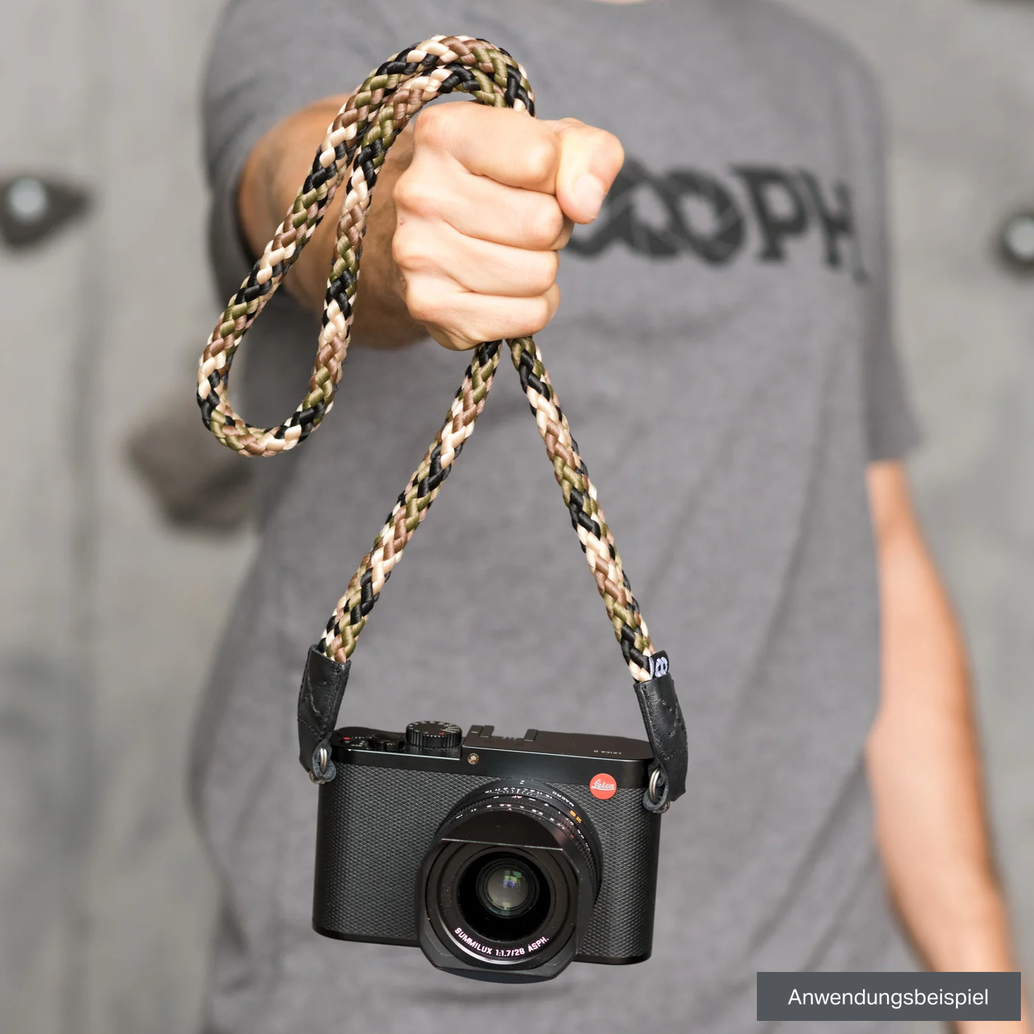 COOPH Kameragurt Braid 125cm camouflage