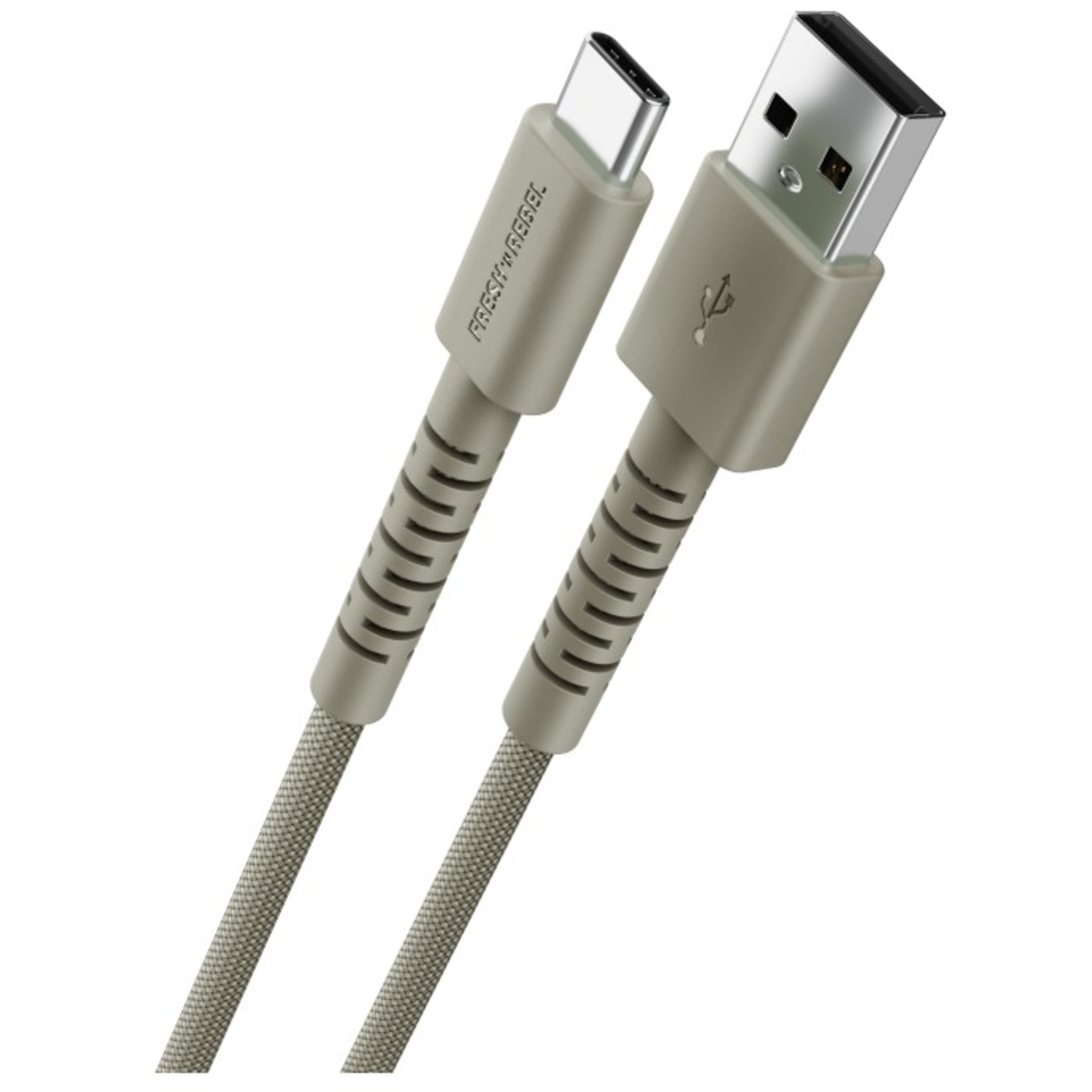 Fresh 'n Rebel Kabel FlexWave USB-A zu USB-C Dried Green 2m