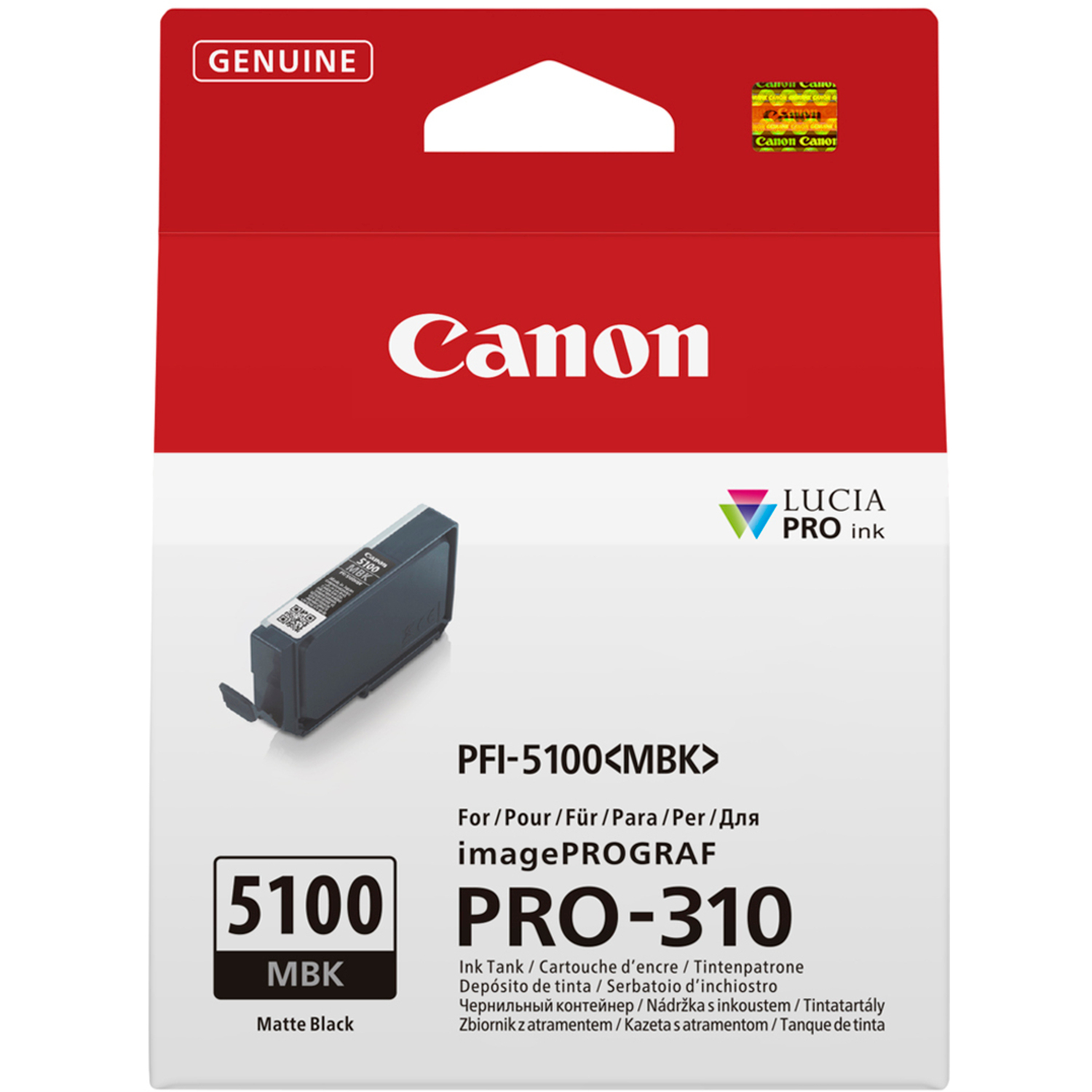 Canon PFI-5100MBK mattschwarz für ImagePrograf PRO-310