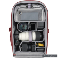 Vanguard Fotorucksack VEO METRO B25L MG 25L burgunder