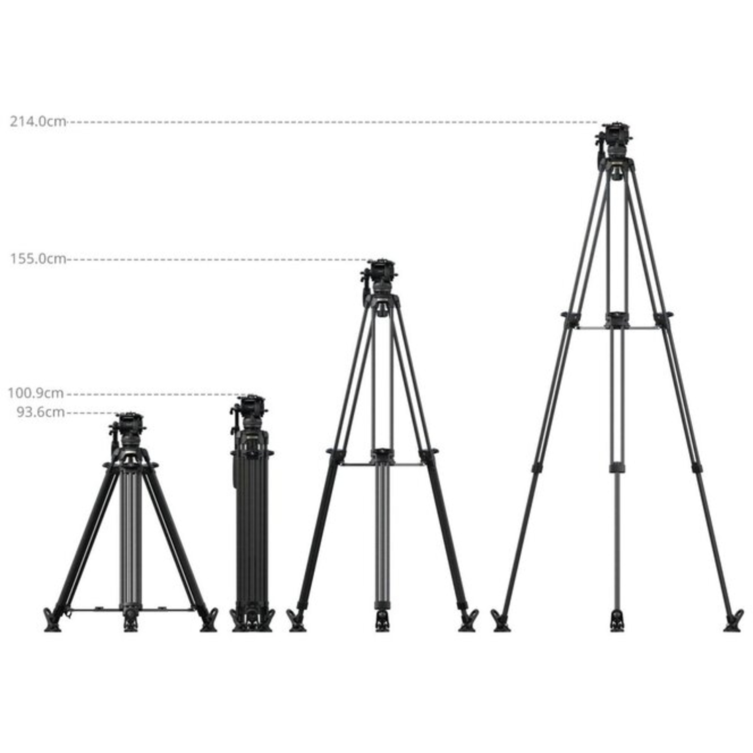SmallRig Stativ FreeSpeed Heavy-Duty FSD16 Carbon