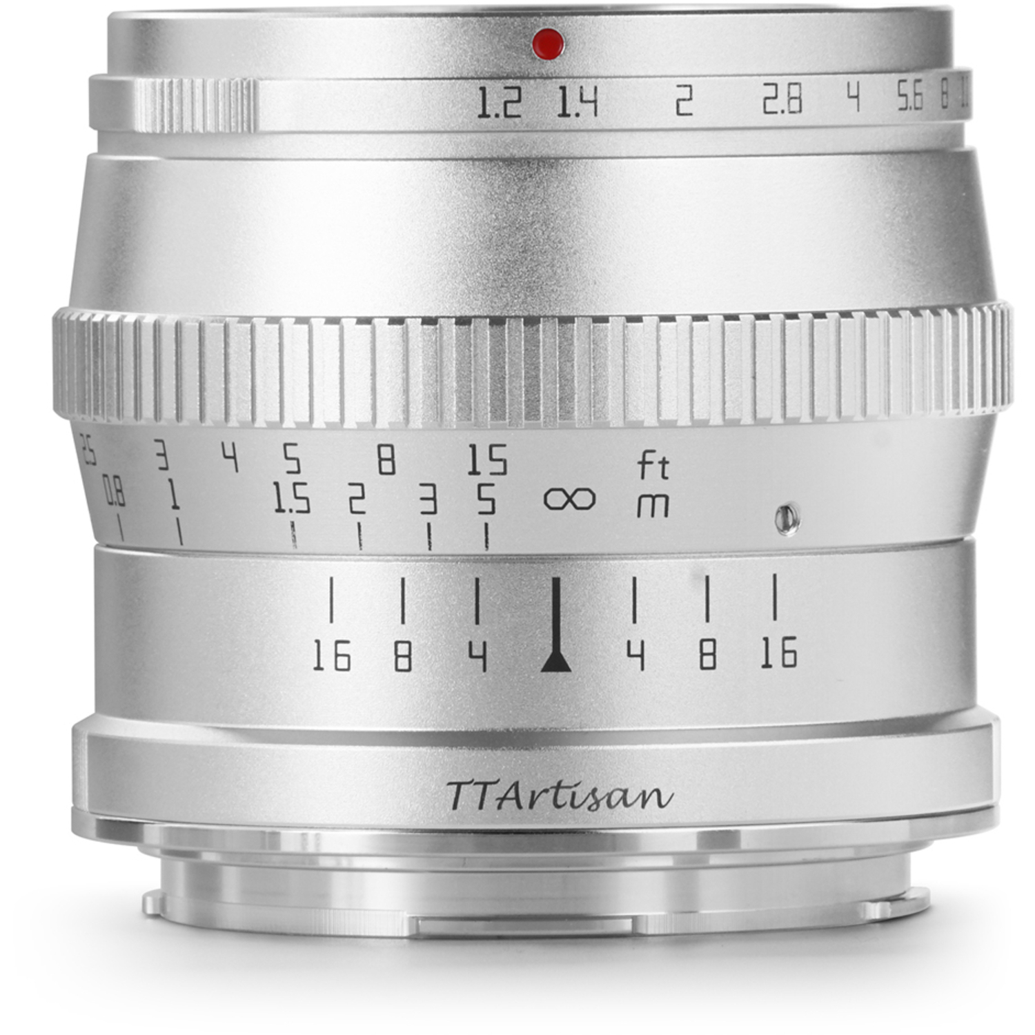 TTArtisan 50mm F1.2 für L-Mount silber
