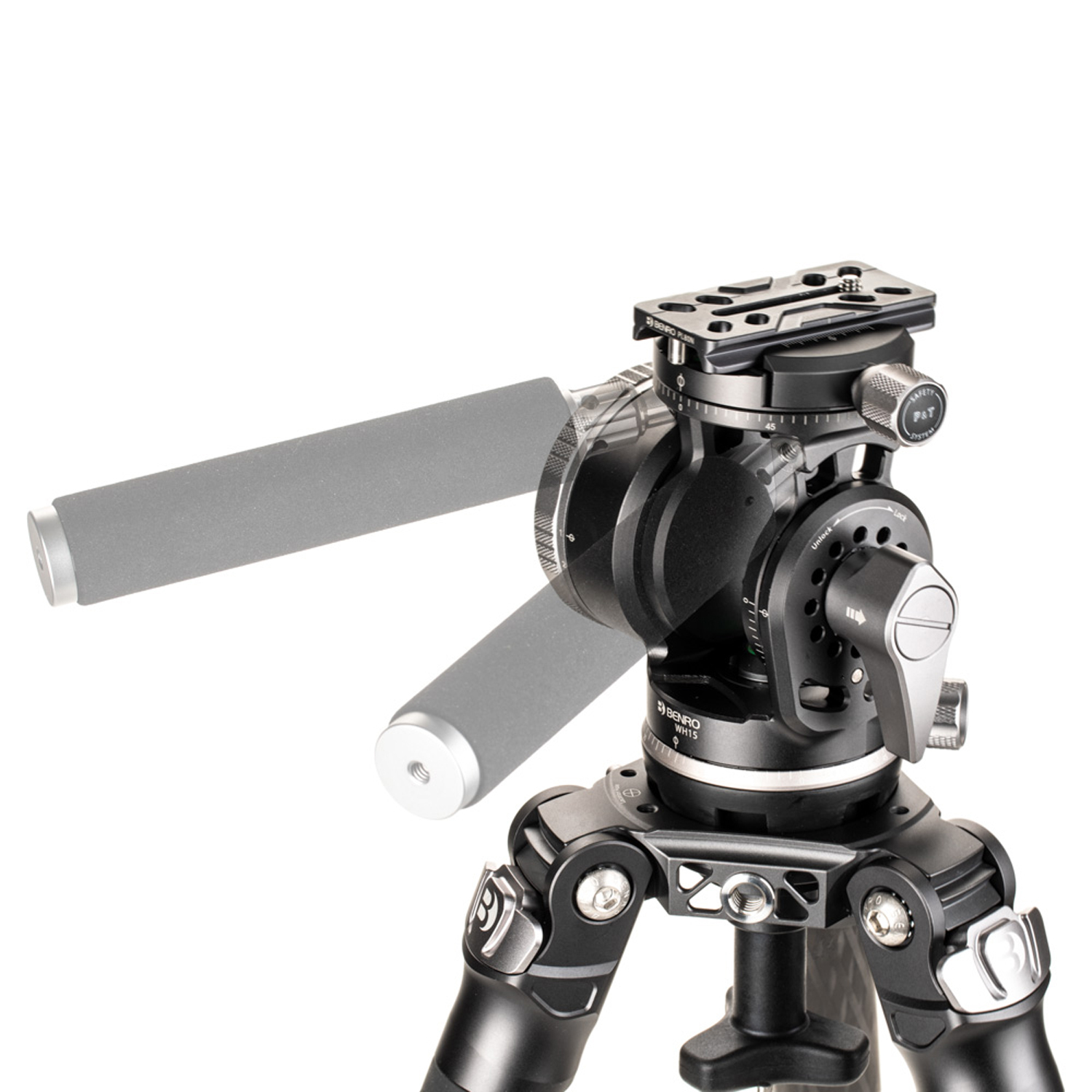 Benro Mammoth Carbon Stativ mit Stativkopf WH15