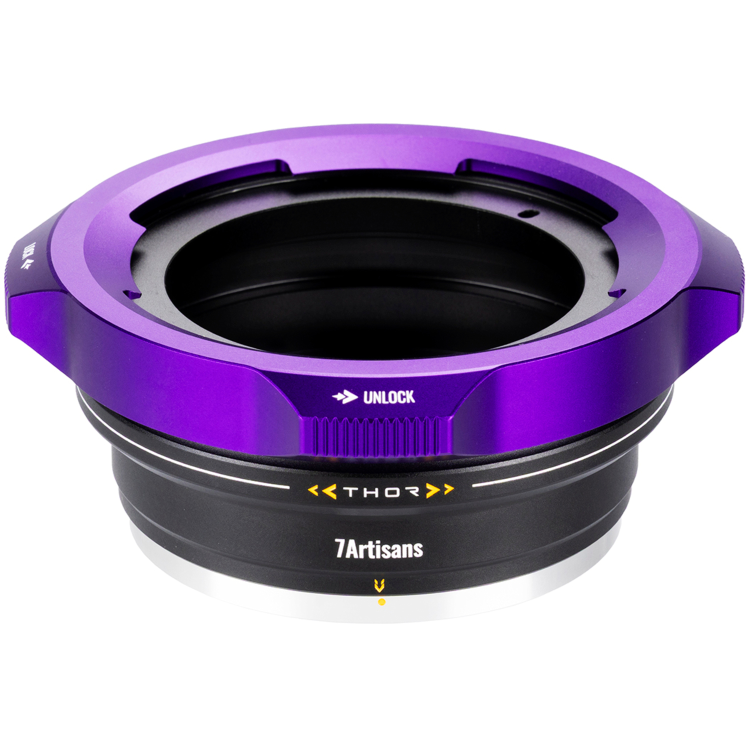 7Artisans PL 4in1 Objektivadapter an Sony E-, L-, Canon RF- und Nikon Z-Mount lila