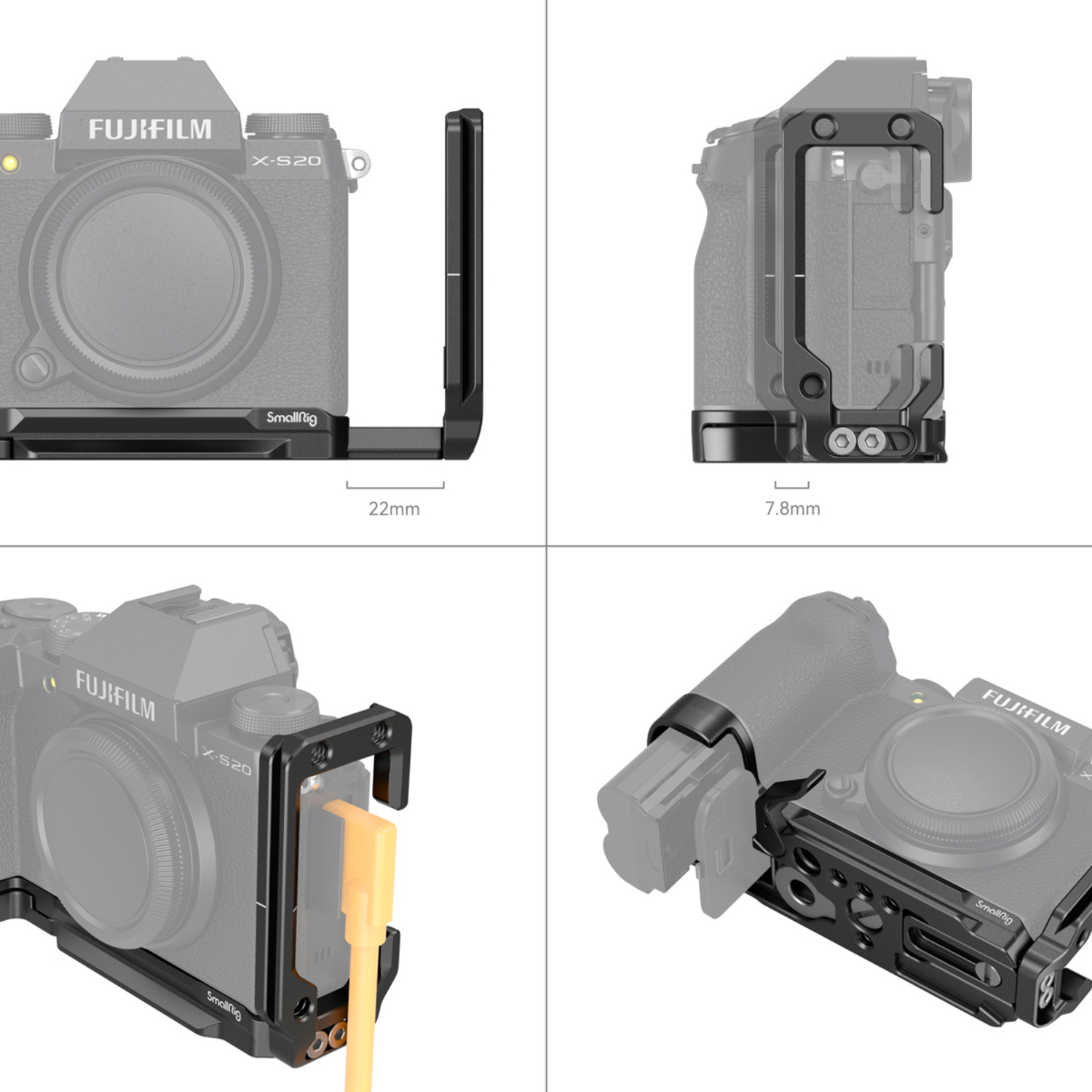 SmallRig 4231 L-Bracket für Fujifilm X-S20
