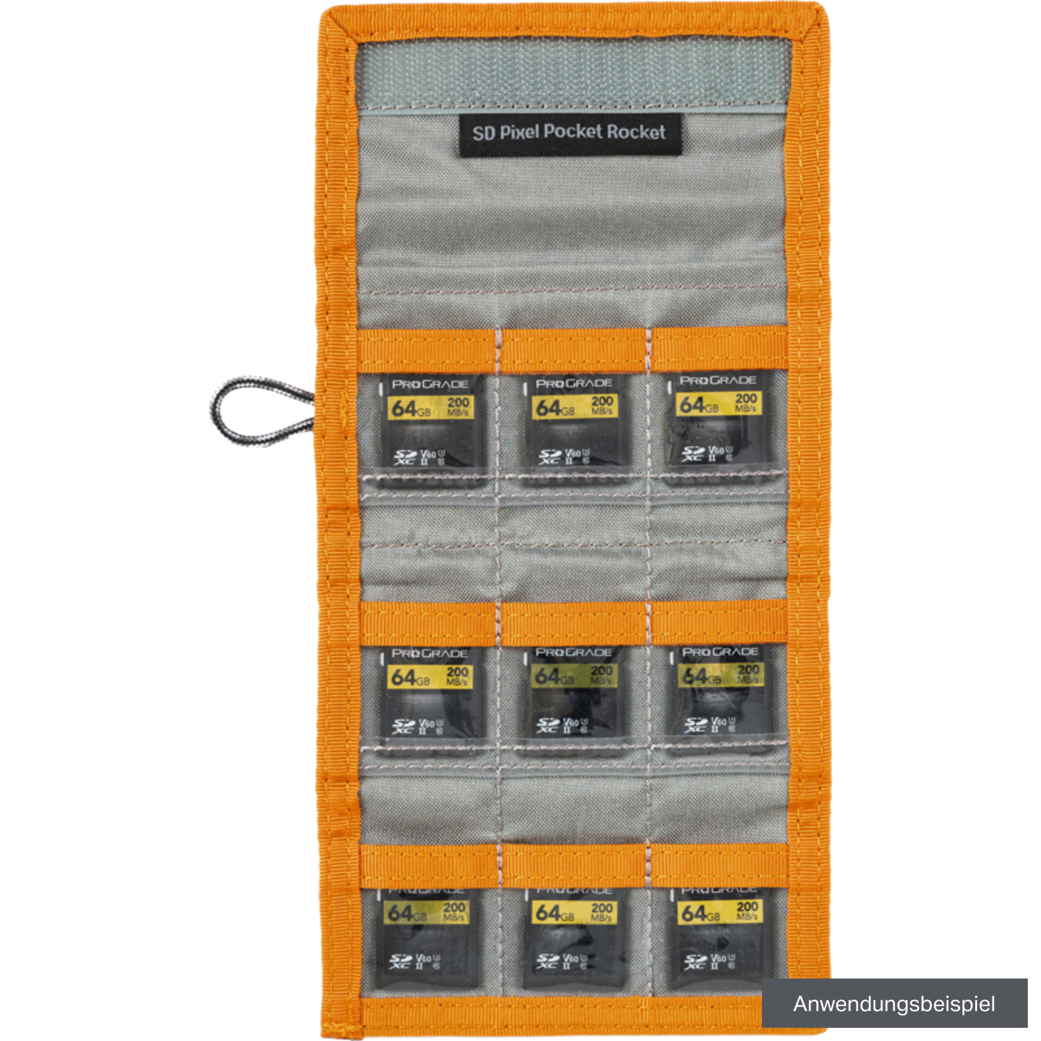 thinkTank Speicherkartenetui Pixel Pocket Rocket V2.0 fireside orange für SD- und CFexpress Typ A Karten