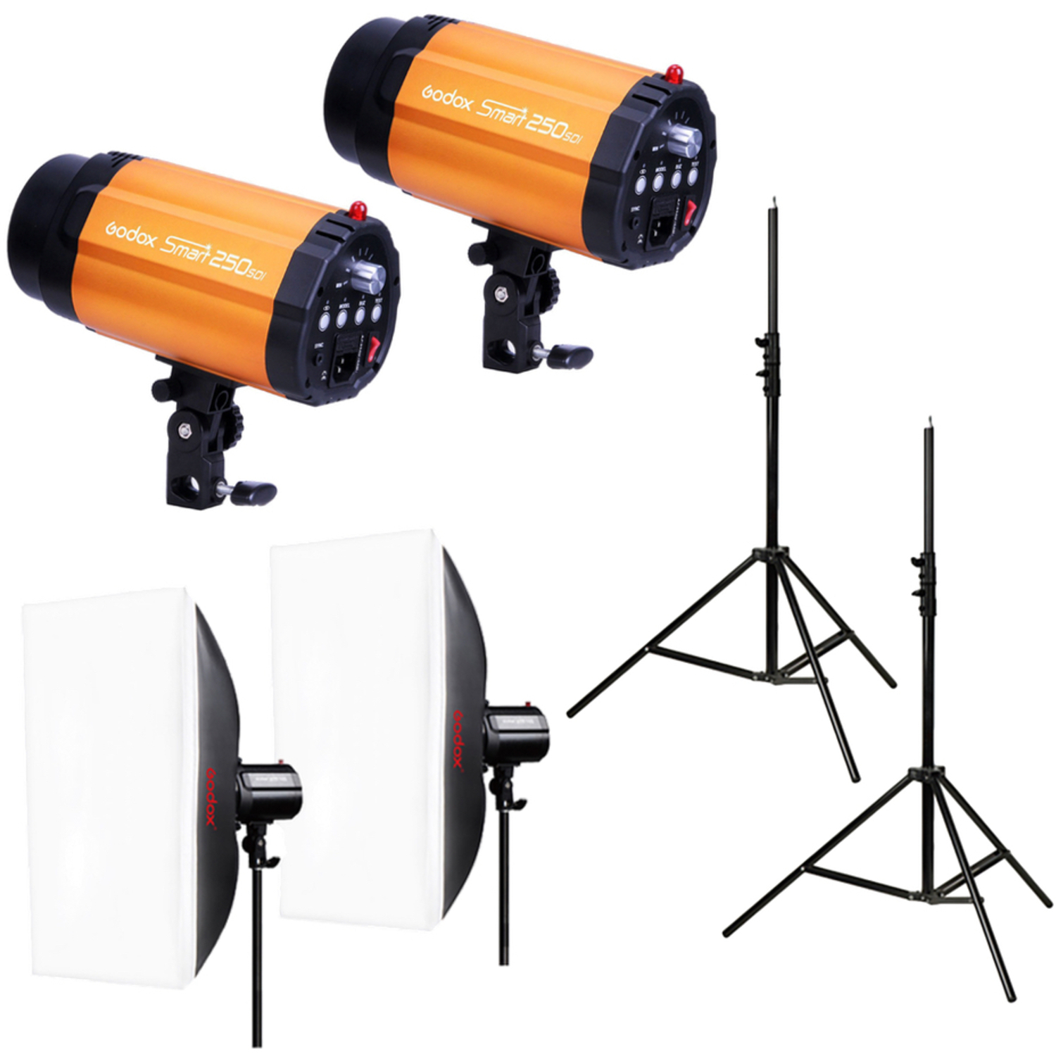 Godox Mini Pioneer 250 Watt Softbox Duo Set