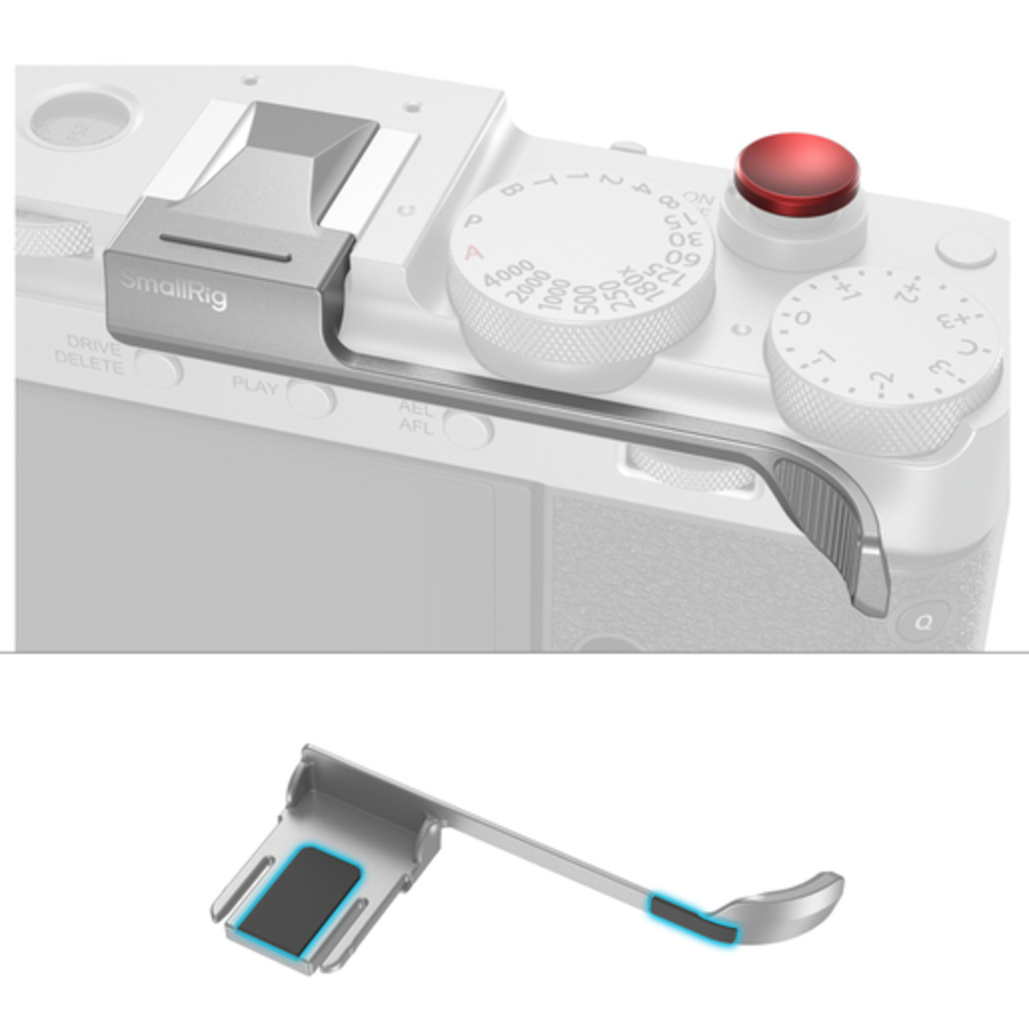 SmallRig Daumengriff 5451 silber für Fujifilm X-E-5