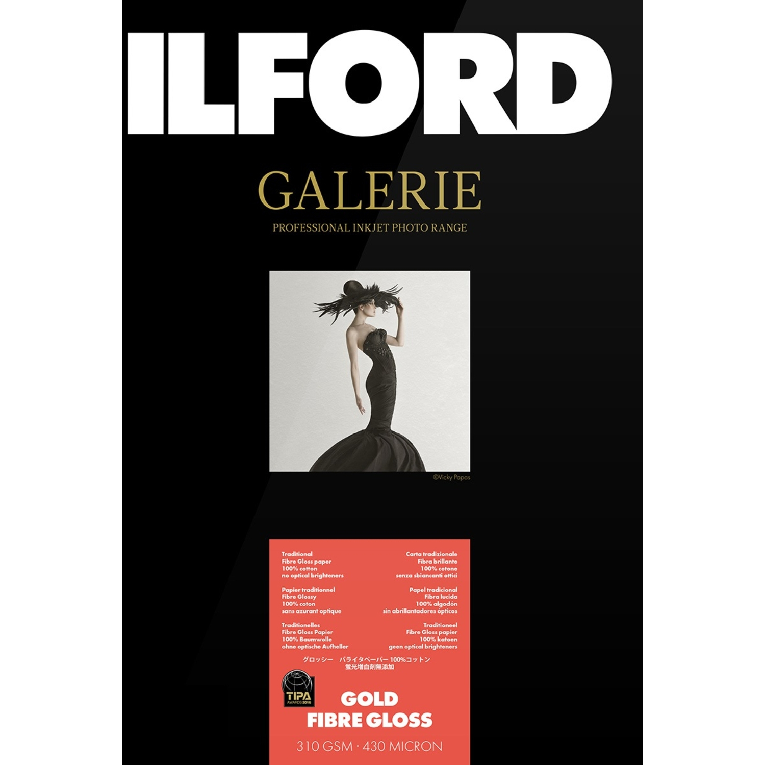 Ilford  Galerie Gold Fibre Gloss A3 25 Blatt 310gsm