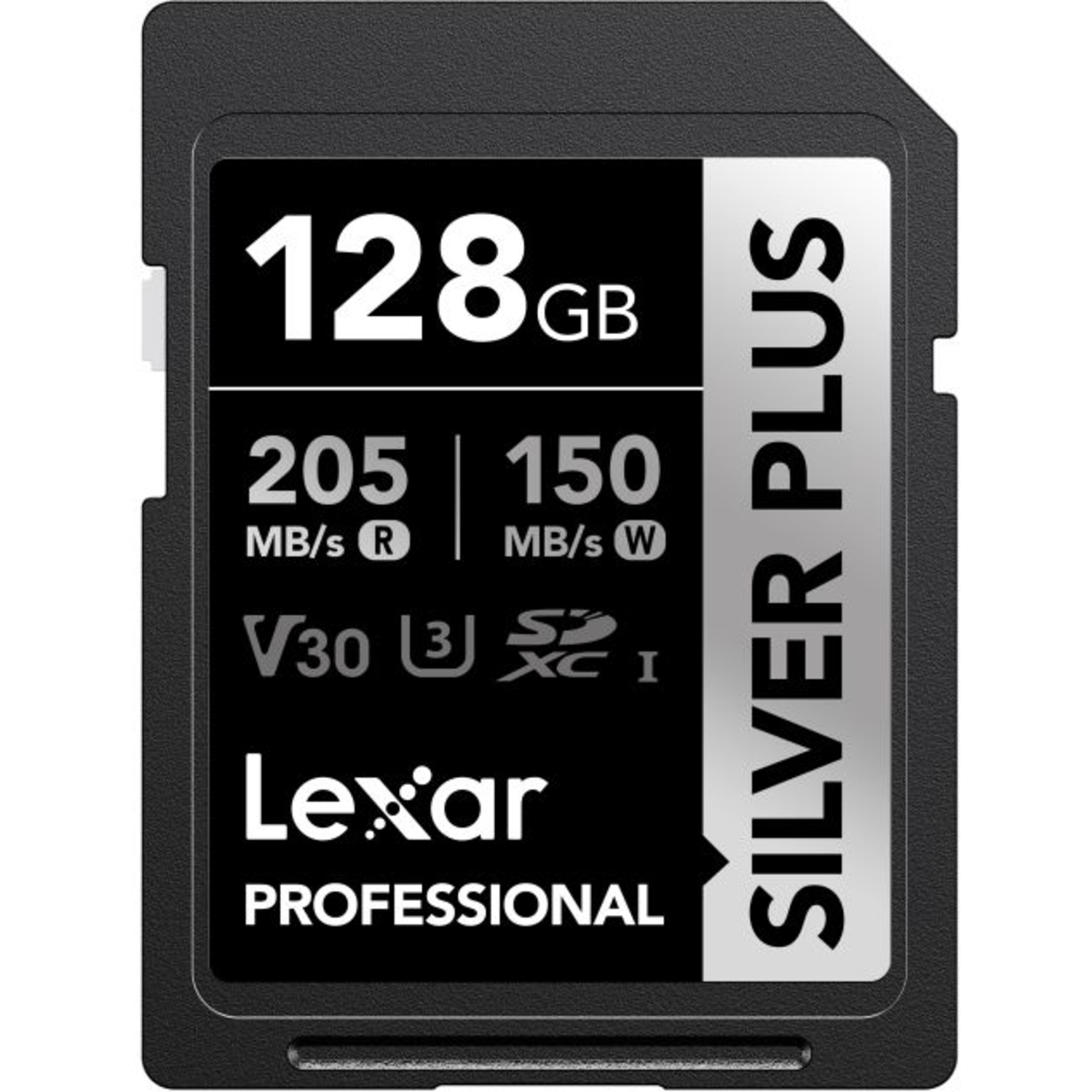 Lexar SILVER Plus 128GB Professional SDXC UHS-I V30