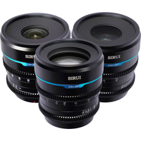 Sirui Night Walker 24mm, 35mm und 55mm T1.2 S35 für Sony E-Mount Kit