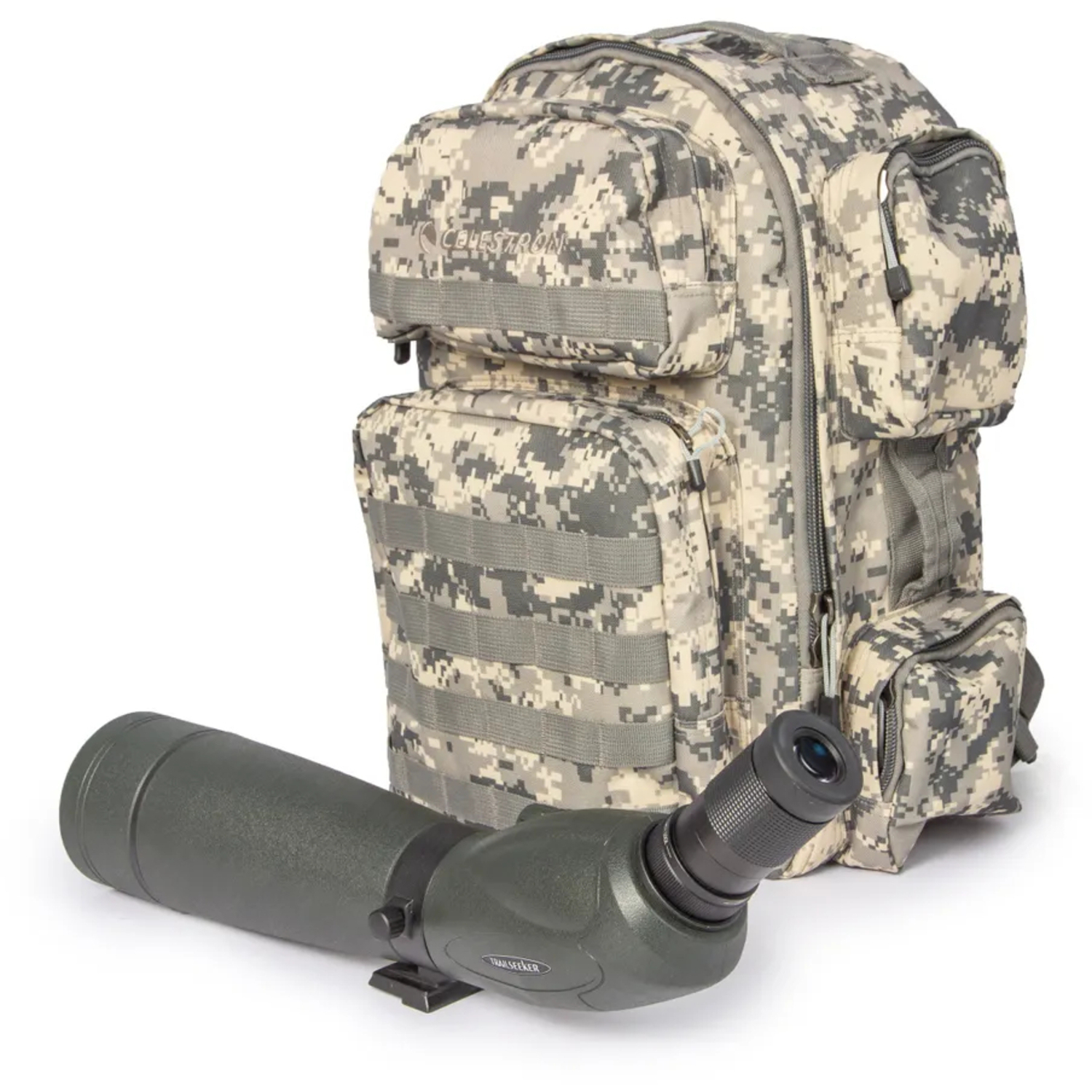 Celestron Ultima 80mm 45 Grad mit Camouflage Rucksack