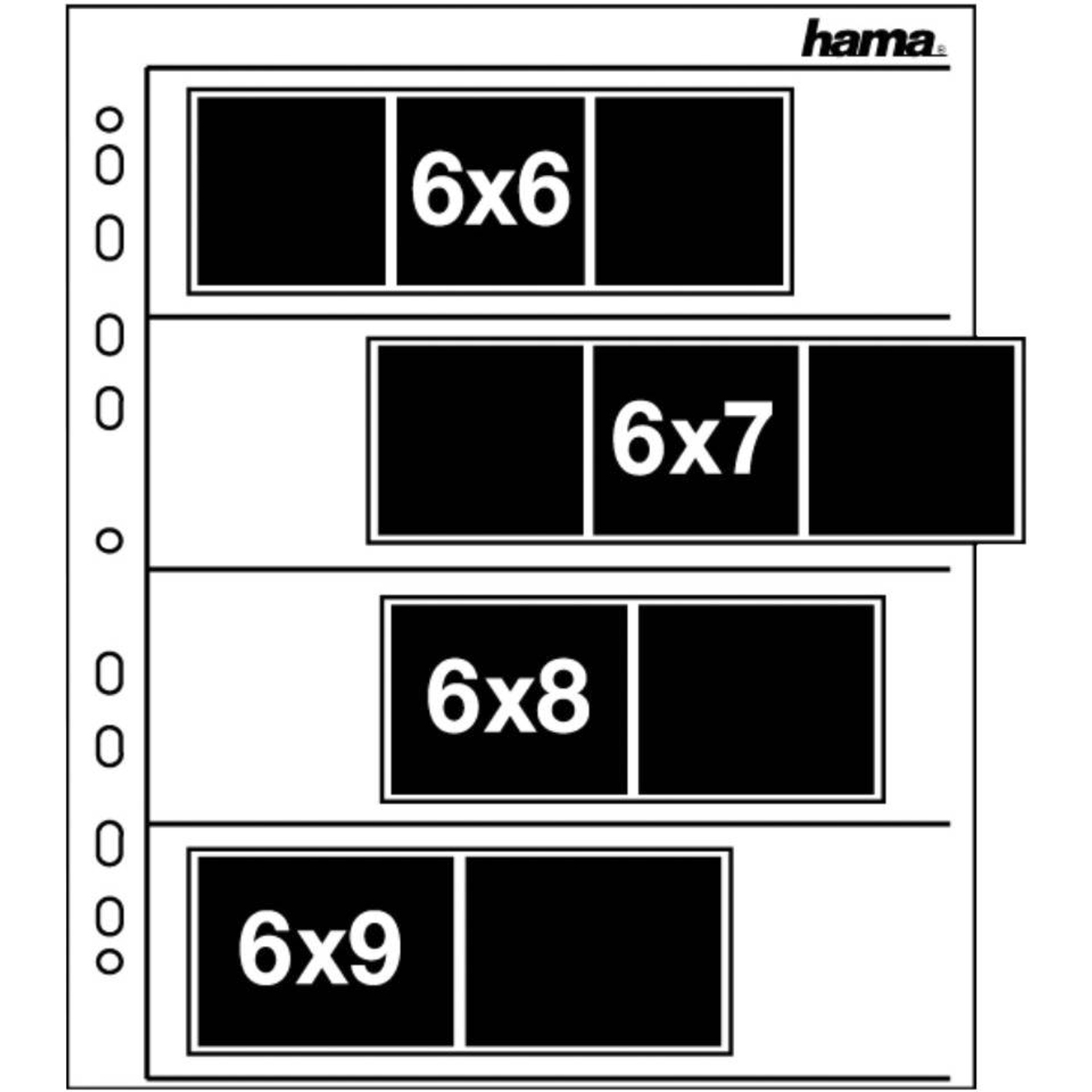 Hama Negativhüllen, Mittelformat, Pergamin