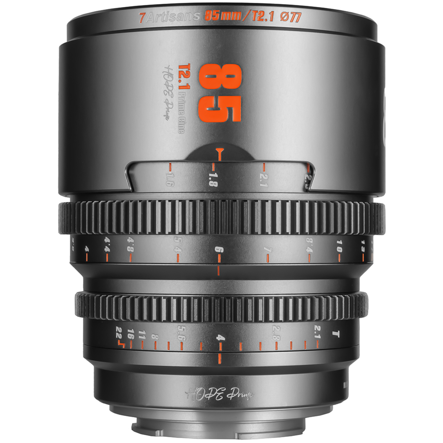 7Artisans Hope 85mm T2.1 für Fujifilm X-Mount titangrau