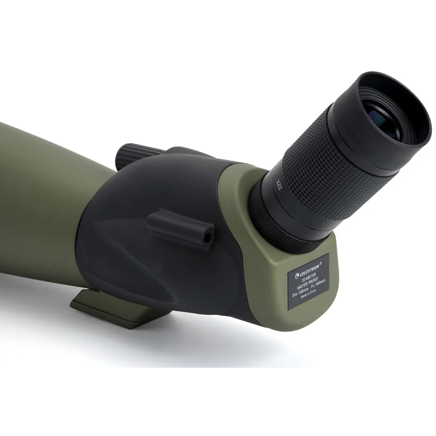 Celestron Ultima 100mm 45 Grad mit Camouflage Rucksack