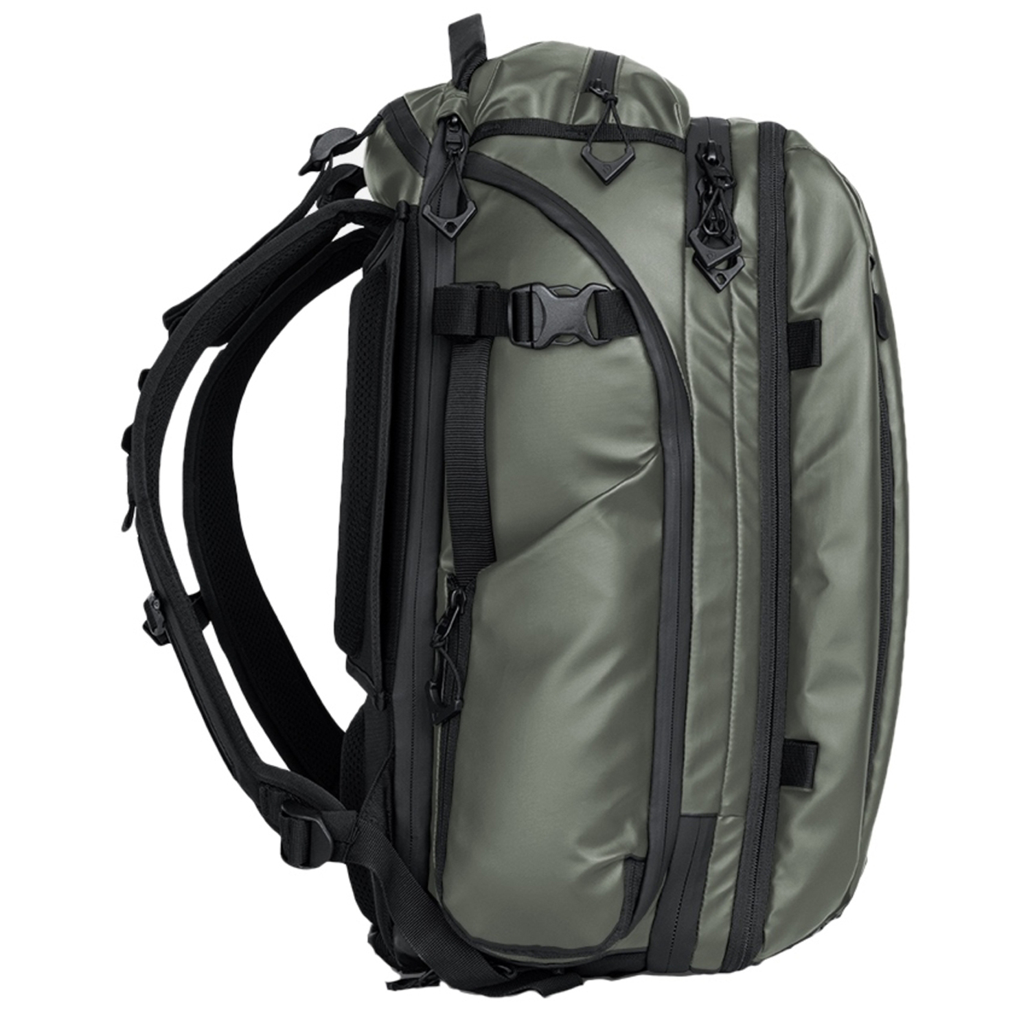WANDRD Transit 45L Reiserucksack Wasatch Green