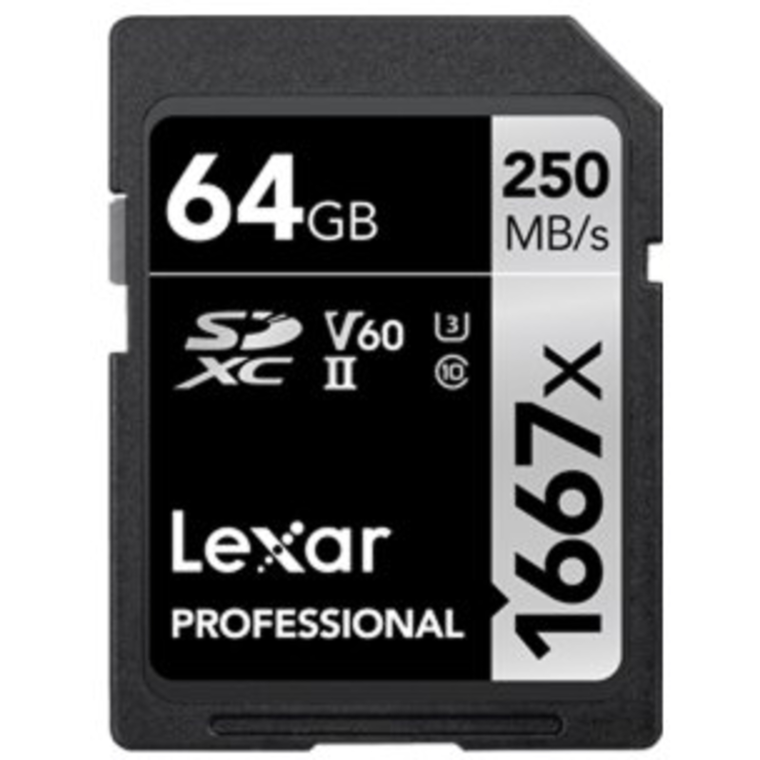 Lexar SILVER Serie 64GB Professional 1667x SDXC UHS-II