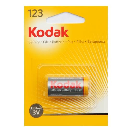 Kodak Batterie Max K123LA Lithium 3V 