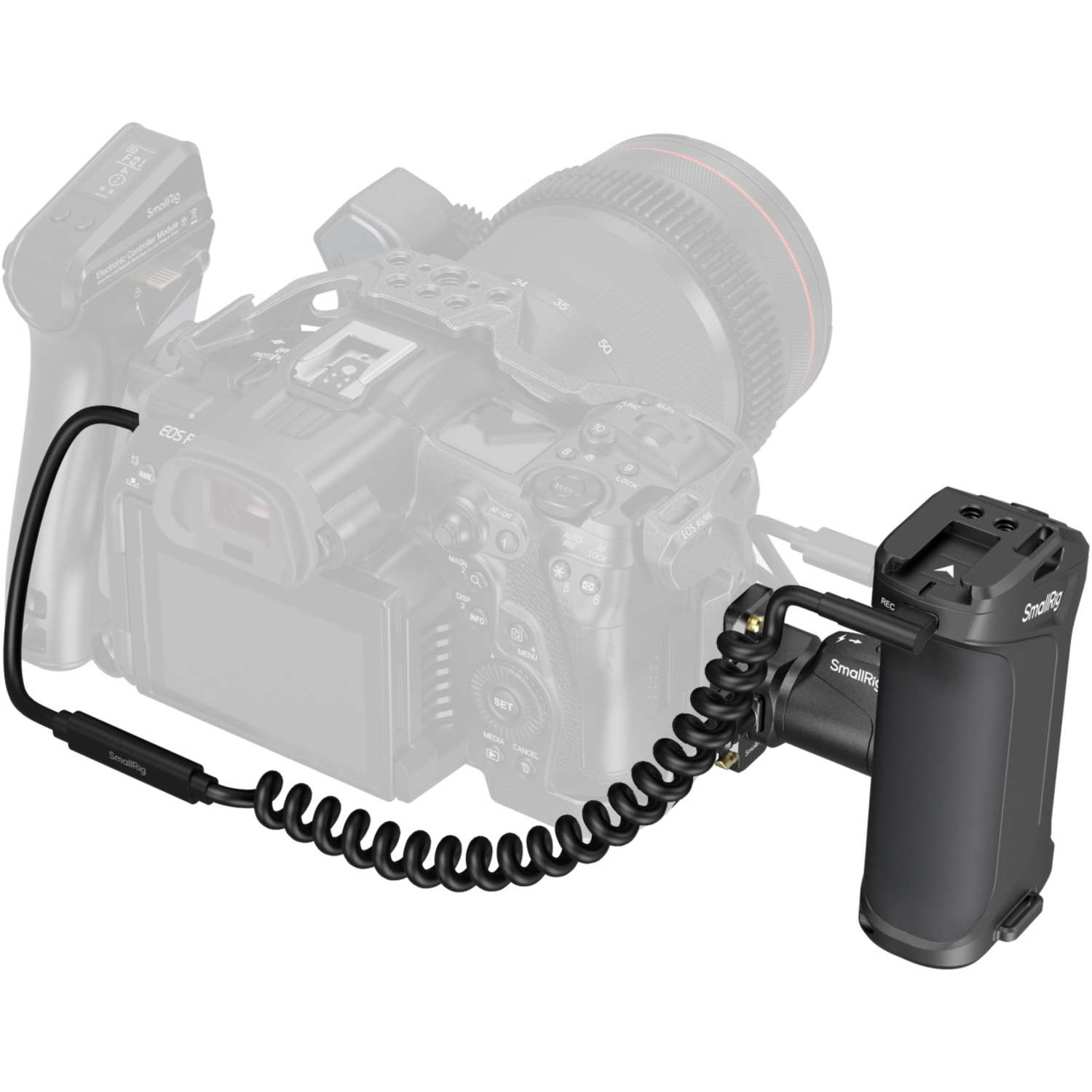 SmallRig Seitengriff mit REC-Taste 5235 für Canon und Blackmagic Design Kameras